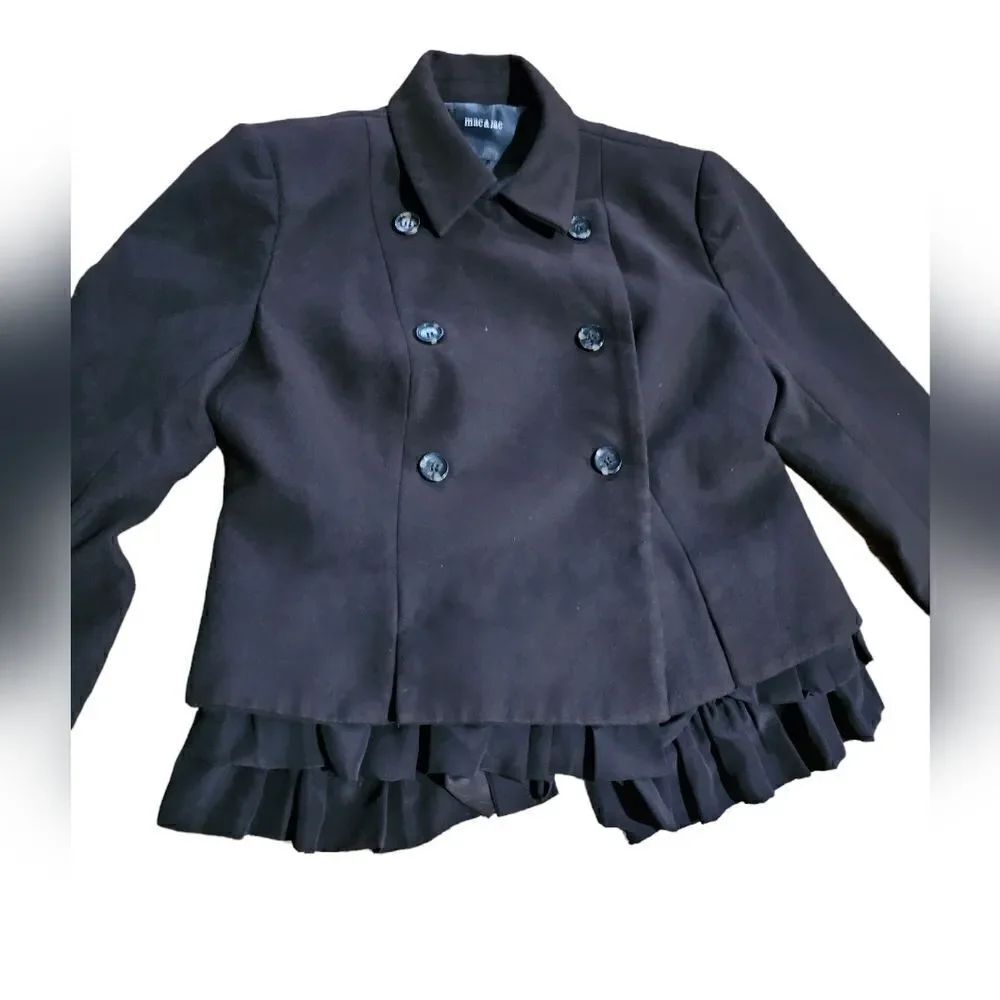 Women's MAC & JAC Flutter Hem Jacket Large‎ - Picture 4 of 5